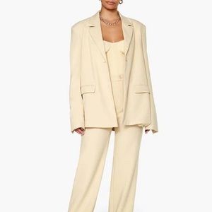 WeWoreWhat Stretch Herringbone Twill Blazer